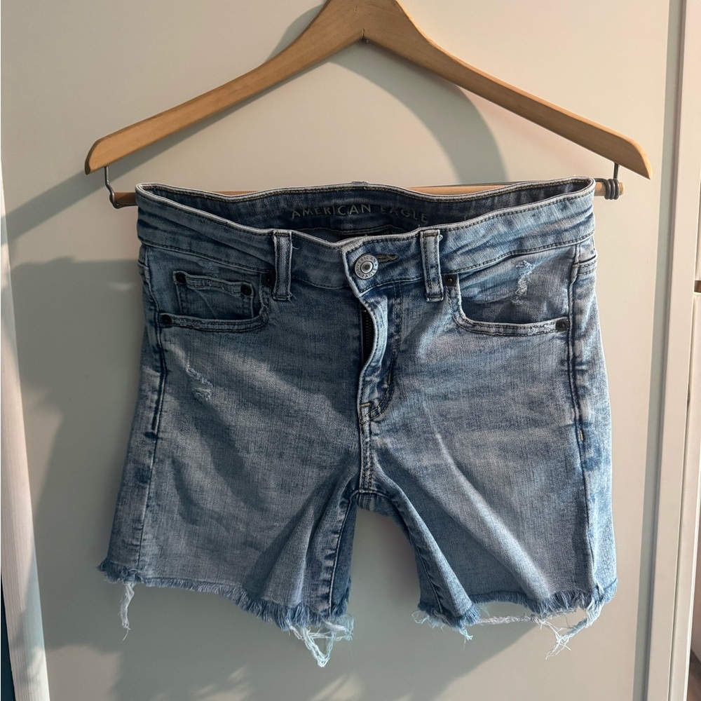 American Eagle Outfitters Light Blue Jean Shorts